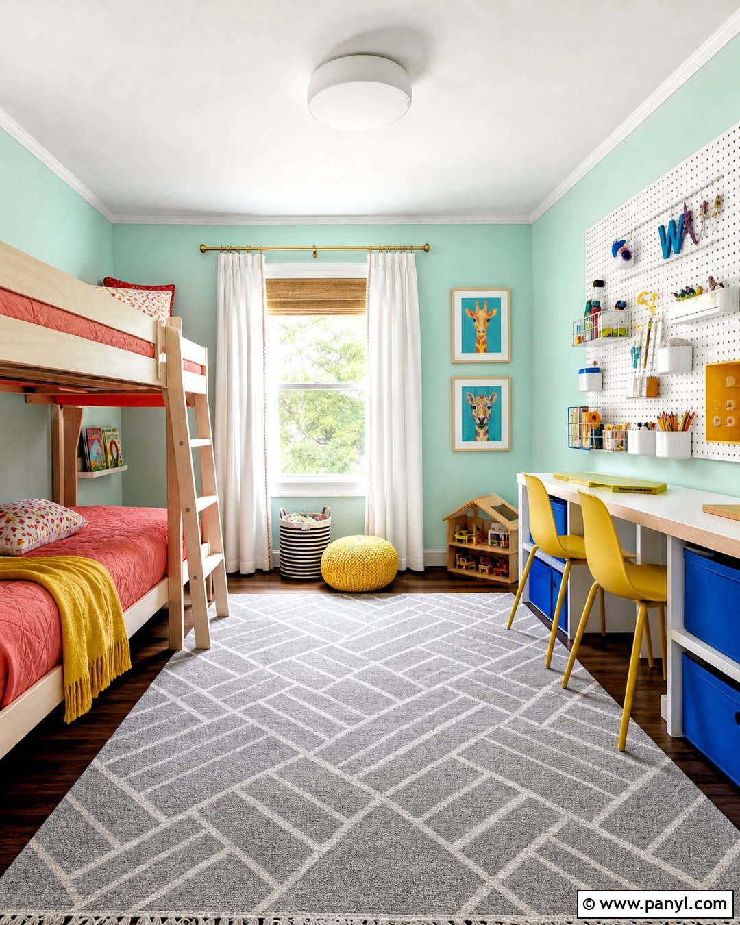 Mint Green Kids Room - 20 kids room wall color ideas