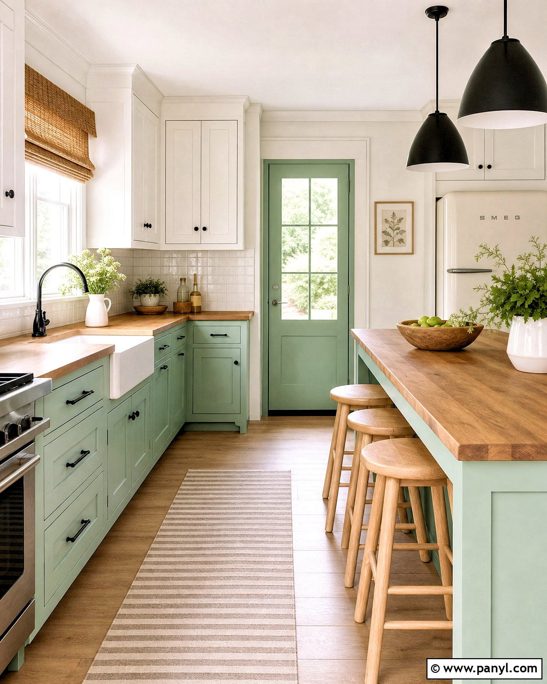 Mint Green Kitchen - 20 green room colors