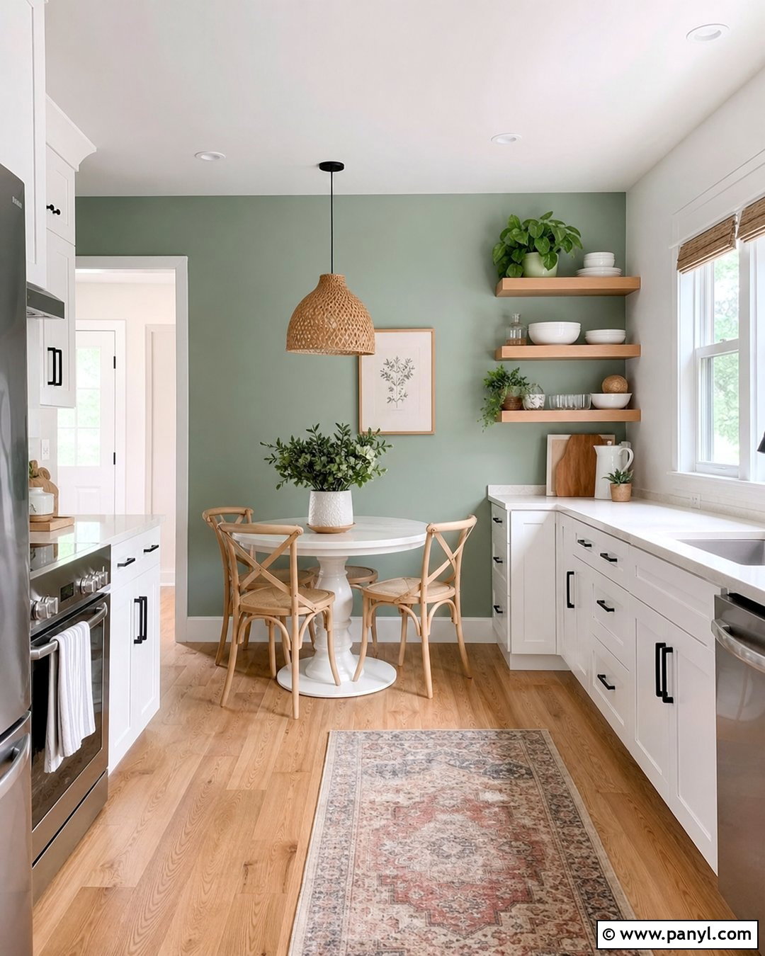 Mint Green Kitchen Accent Wall - 30 Accent Wall Green Ideas