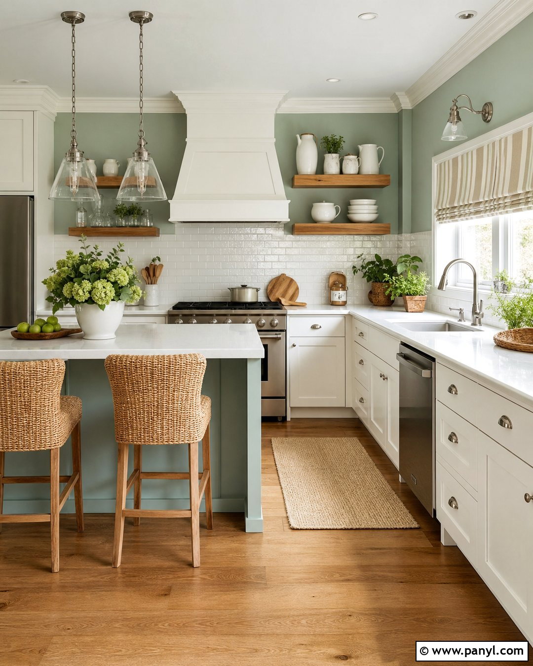 Mint Green Kitchen - 25 Wall Color Ideas Green Ideas