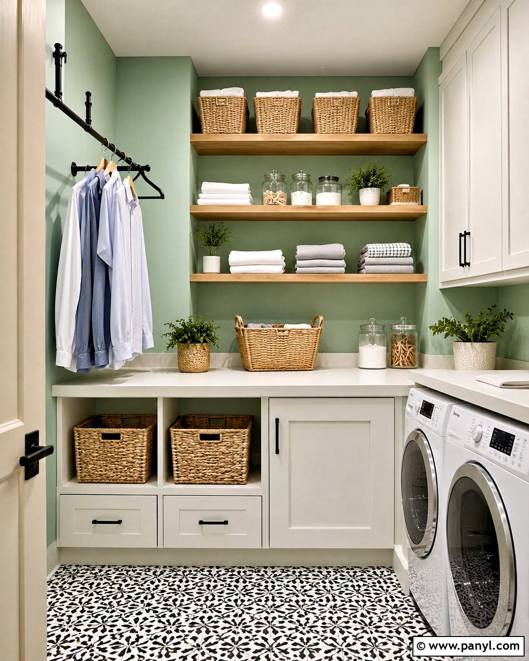 Mint Green Laundry Room Wall Color - 40 Room Wall Color Ideas