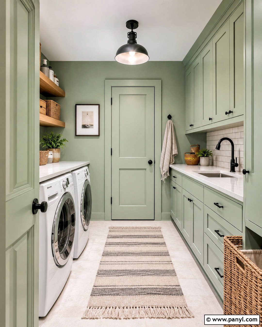 Mint Green Laundry Room Walls And Trim - 35 trim and walls same color ideas