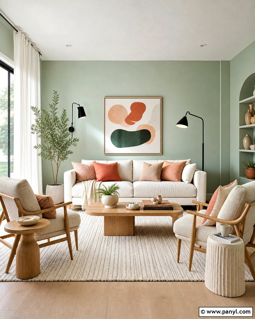 Mint Green Living Room Paint - 20 light paint colors for living room ideas