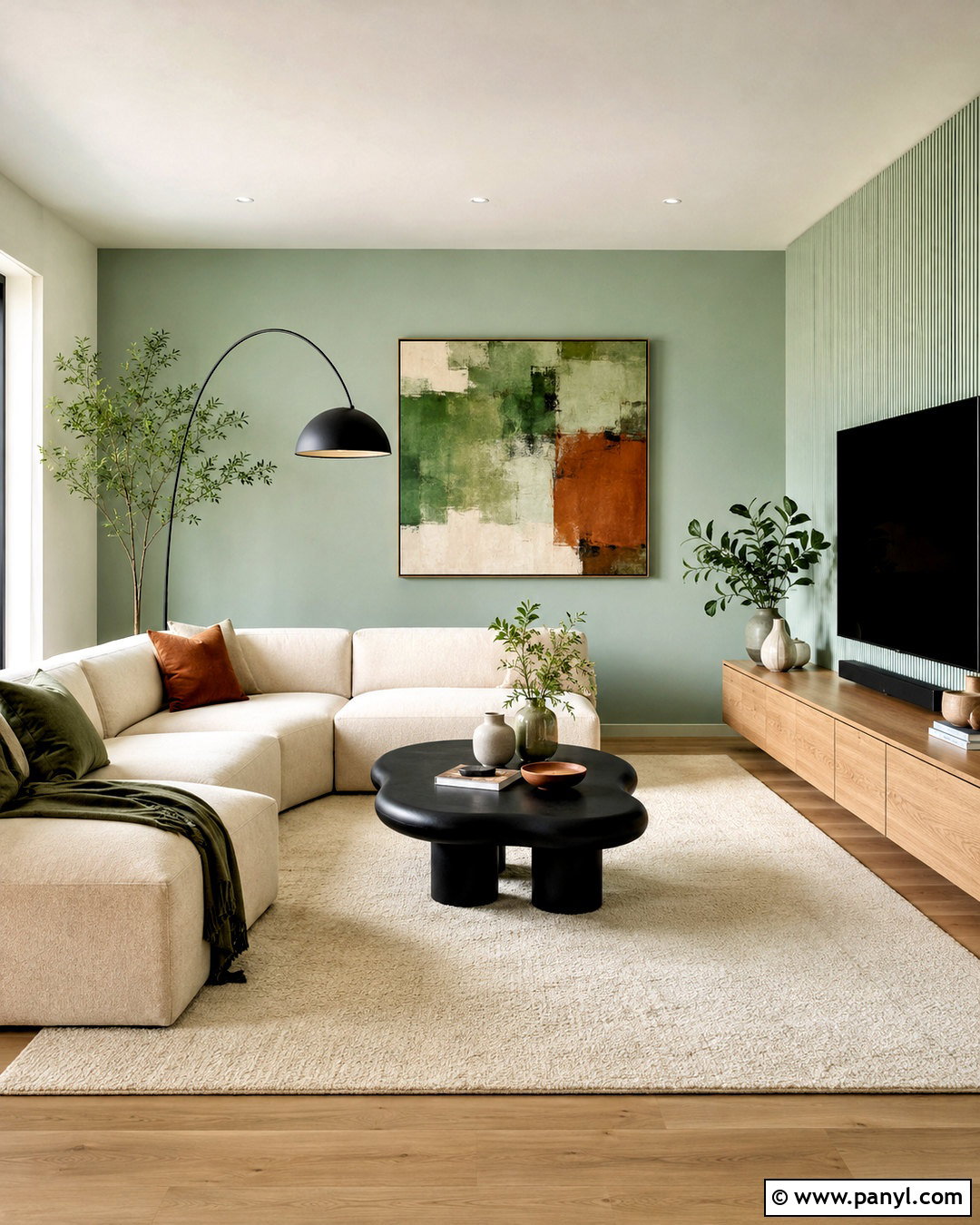 Mint Green Modern Living Room - 20 mint green living room ideas