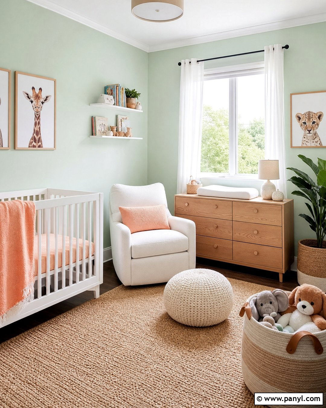Mint Green Nursery Walls - 20 Green Nursery Wall Color Ideas