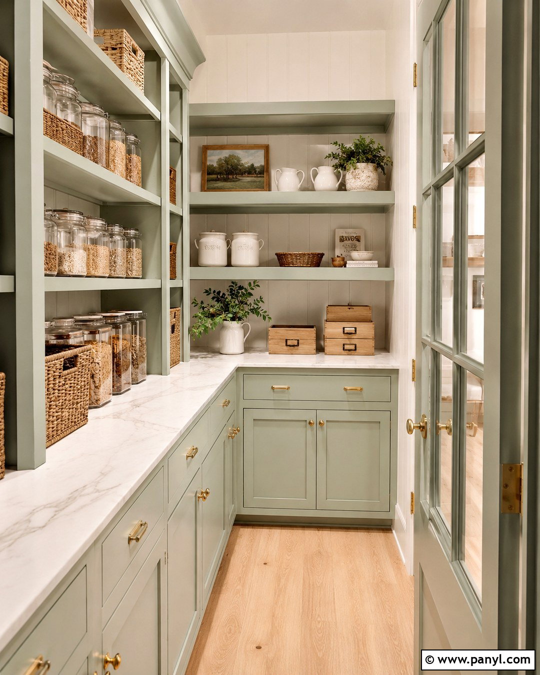 Mint Green Pantry Color - 20 Bright Pantry Colors