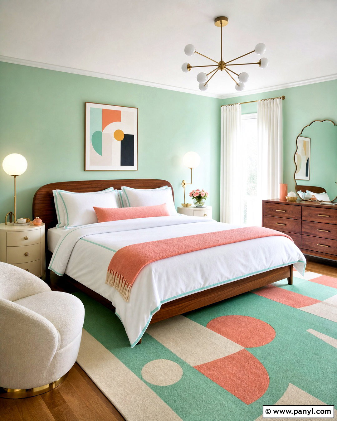 Mint Green Pastel Bedroom - 20 pastel colour bedroom ideas