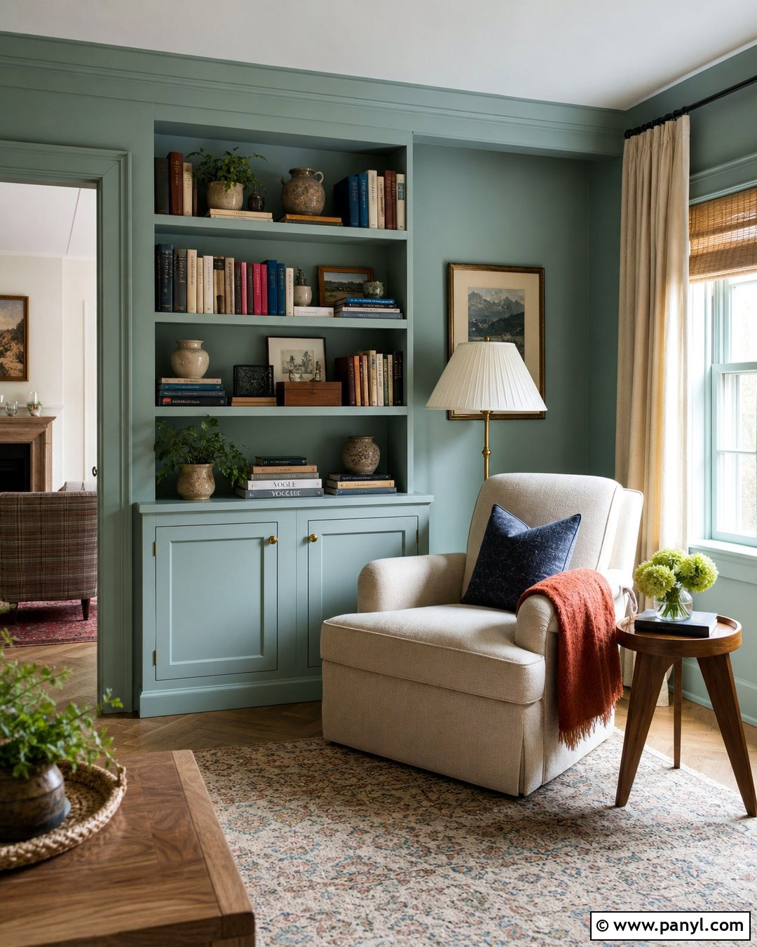 Mint Green Reading Nook - 30 mint green paint walls