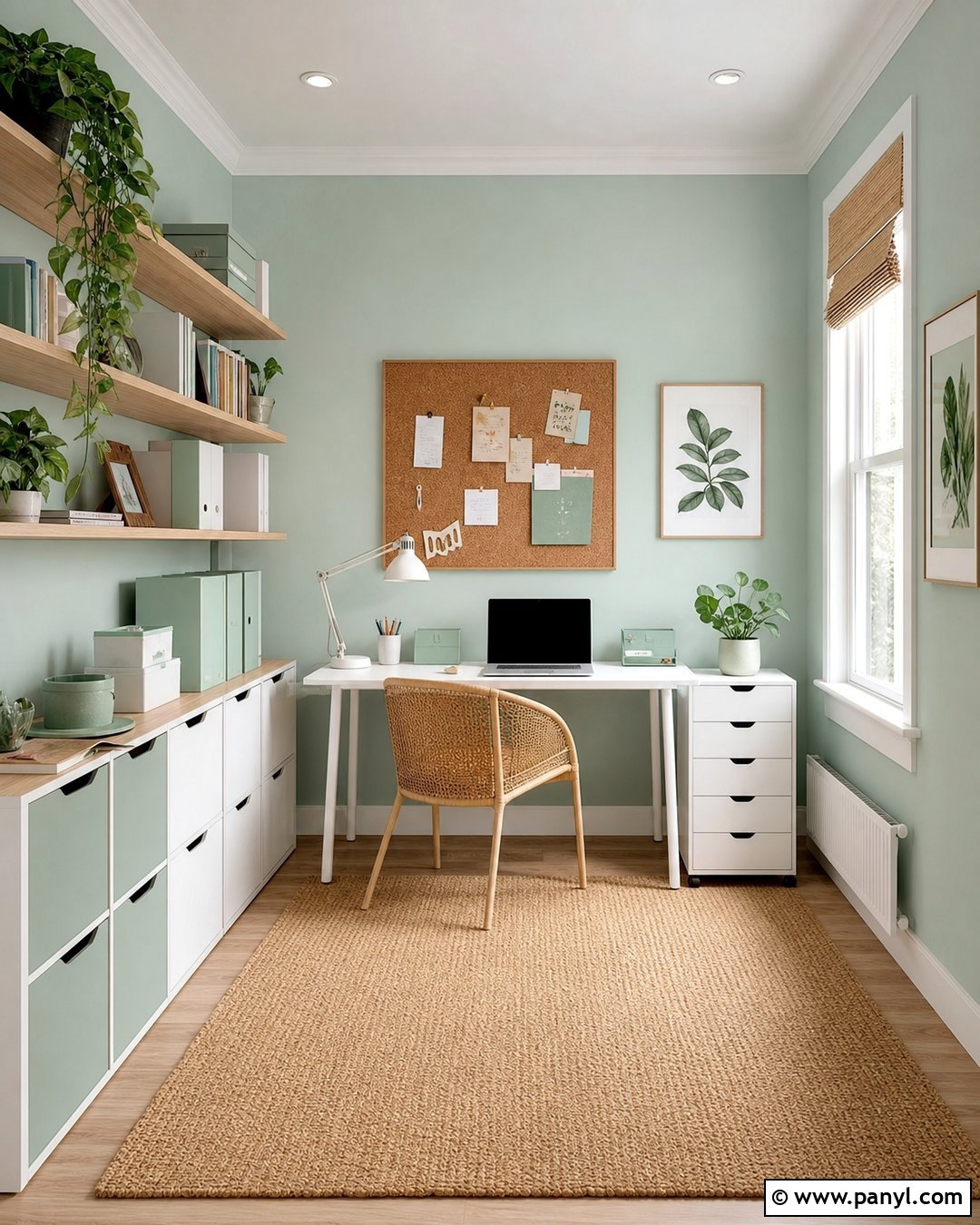 Mint Green Study Room - 20 Best Wall Color For Study Room Ideas