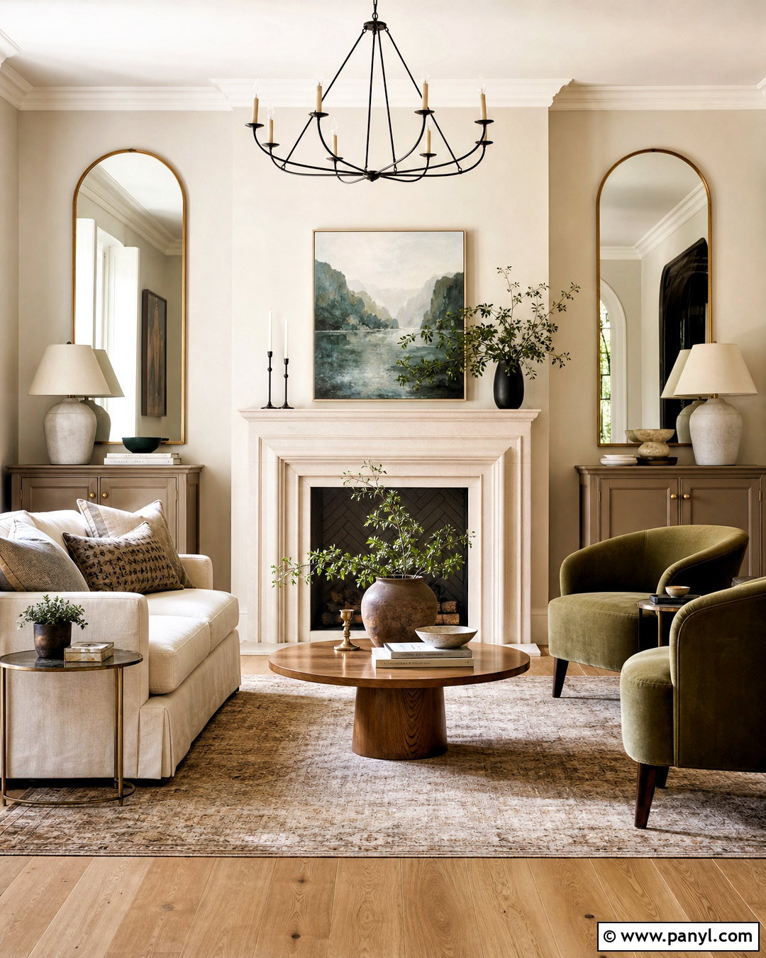 Mirror And Cabinet Fireplace Side Walls - 20 fireplace side wall ideas