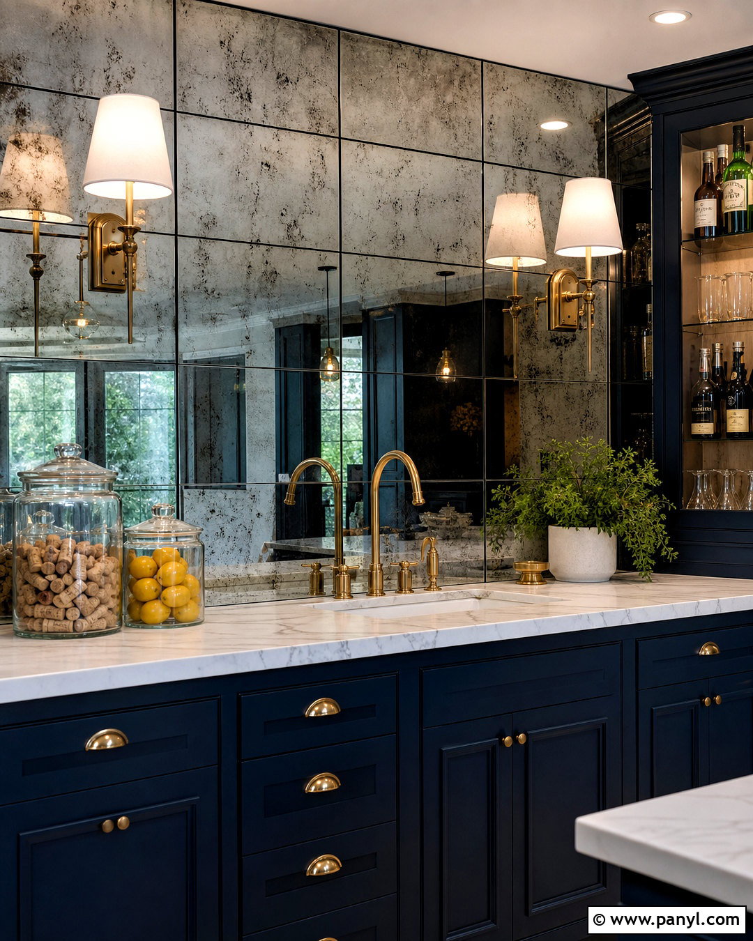 Mirror Backsplash Kitchen Statement Wall - 20 kitchen statement wall ideas