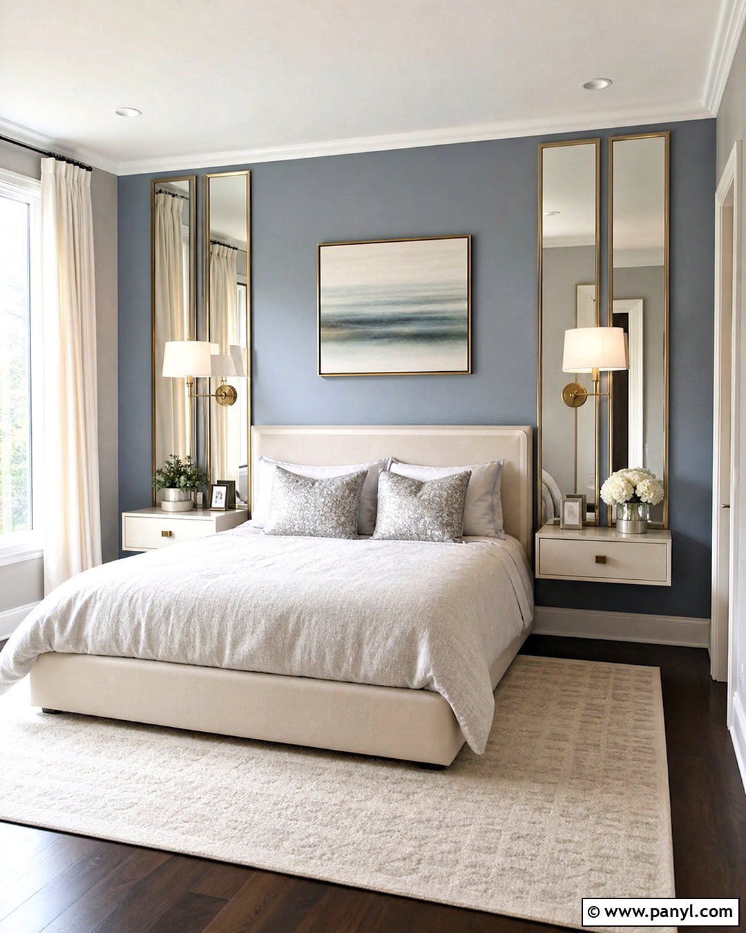 Mirror Bedroom Accent Wall - 20 small bedroom accent wall ideas