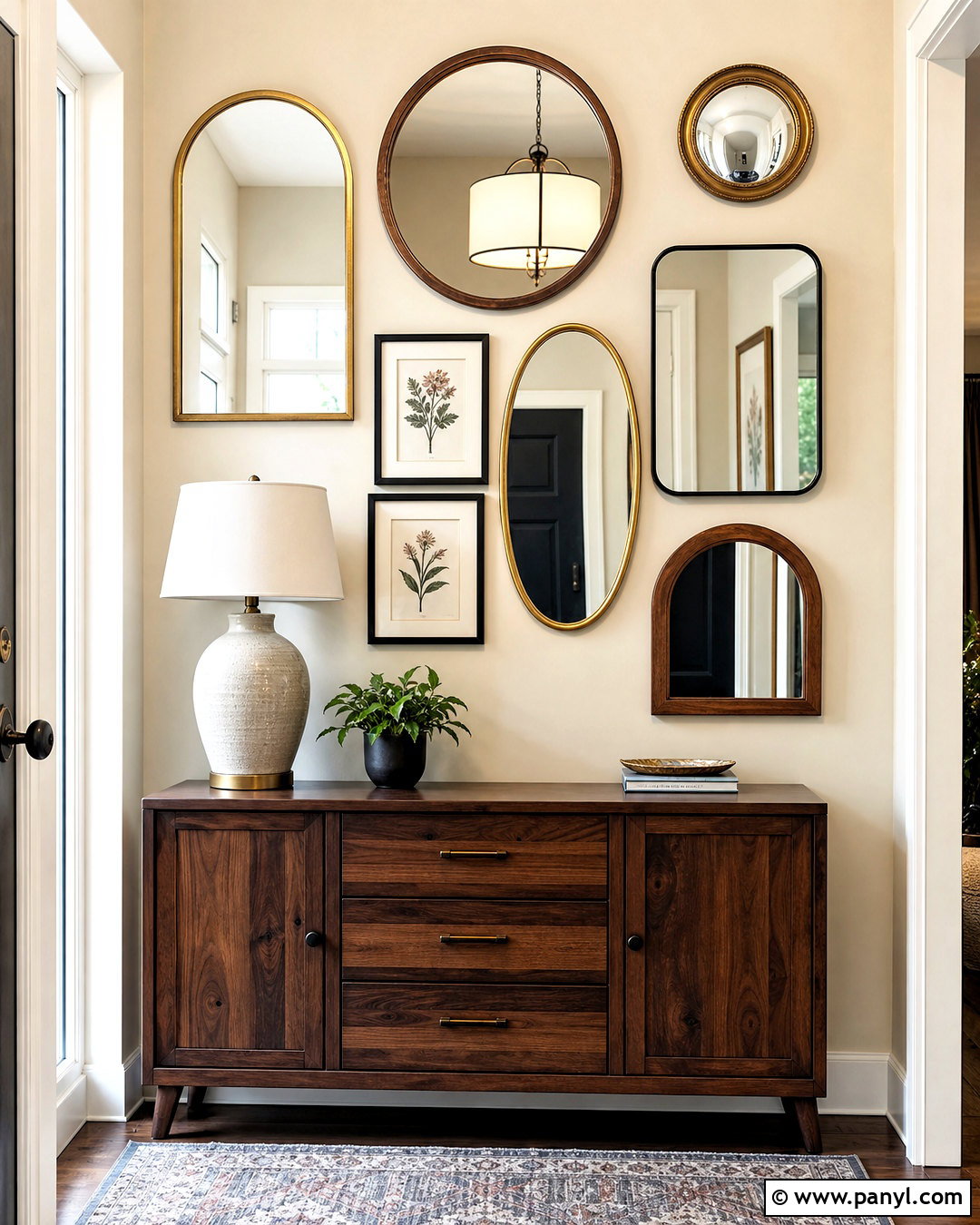 Mirror Gallery Wall - 20 gallery wall ideas