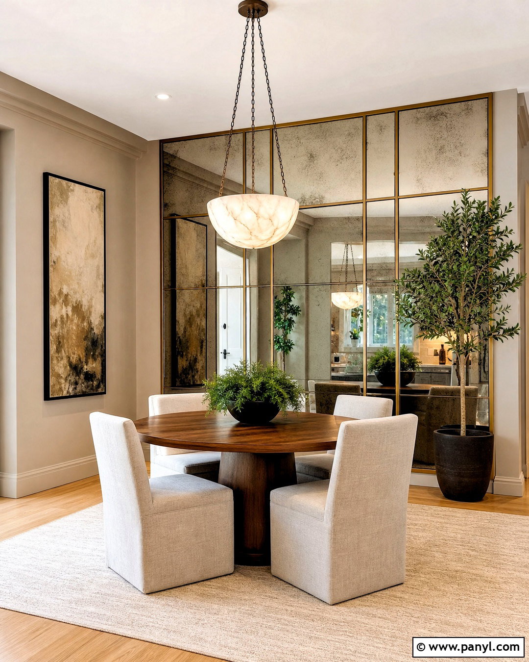 Mirror Panel Feature Wall - 20 modern feature wall ideas