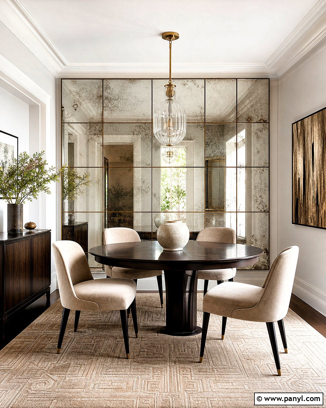 Mirror Panel Feature Wall - 20 feature wall ideas