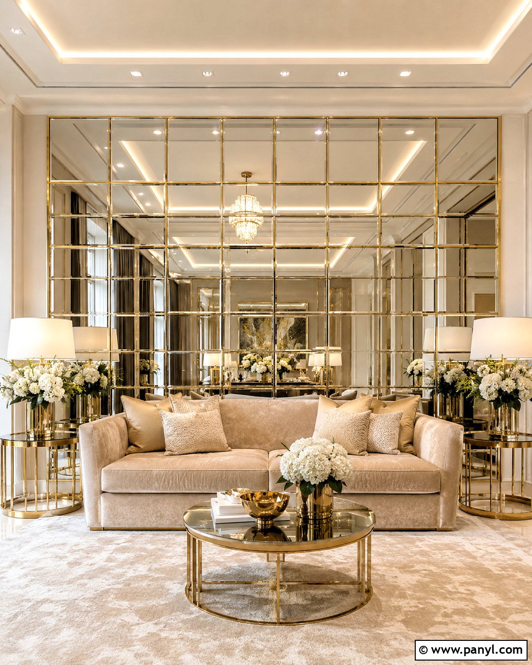 Mirror Wall Backdrop - 20 mirror backdrop ideas