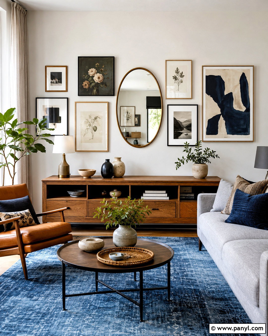 Mirror Wall With Picture Frames - 20 mirror wall decor ideas