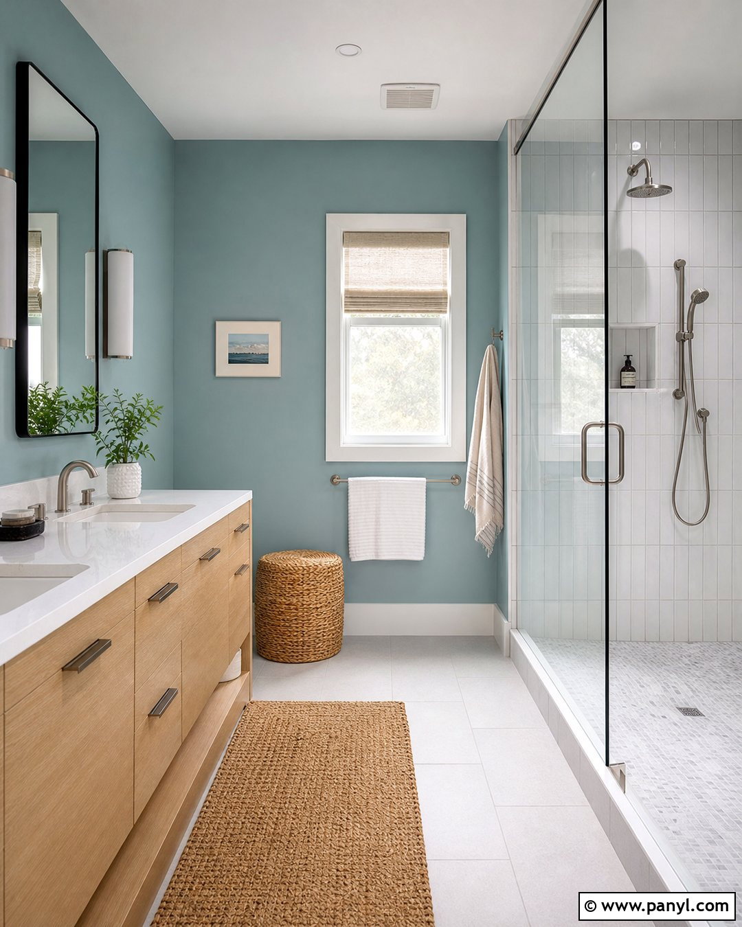Misty Aqua Walls - 30 modern wall colors