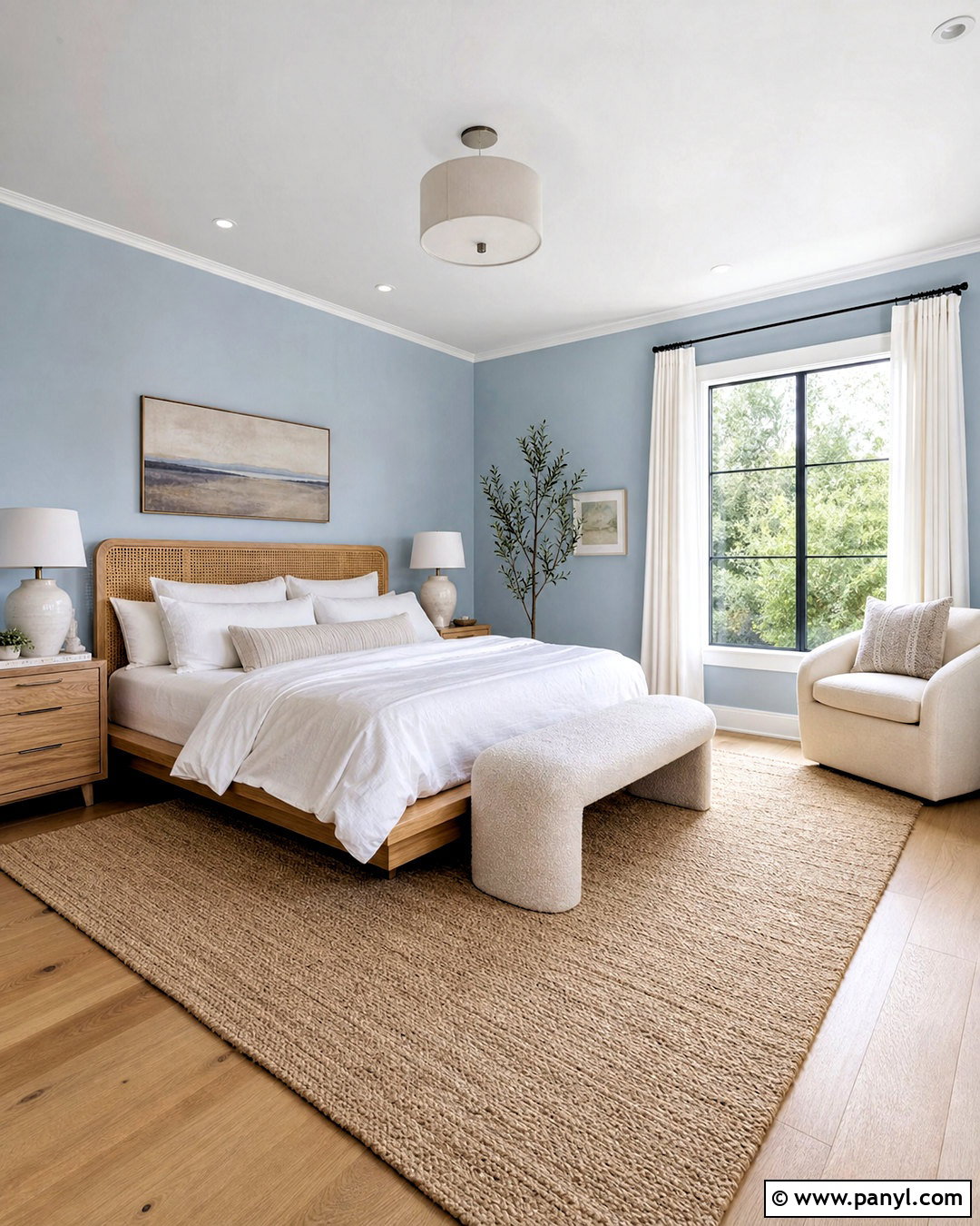 Misty Blue Bedroom - 20 blue bedroom paint colors