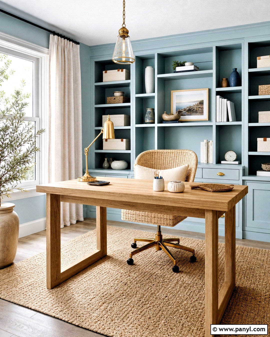 Misty Blue Gray Paint Color - 20 beachy paint colors