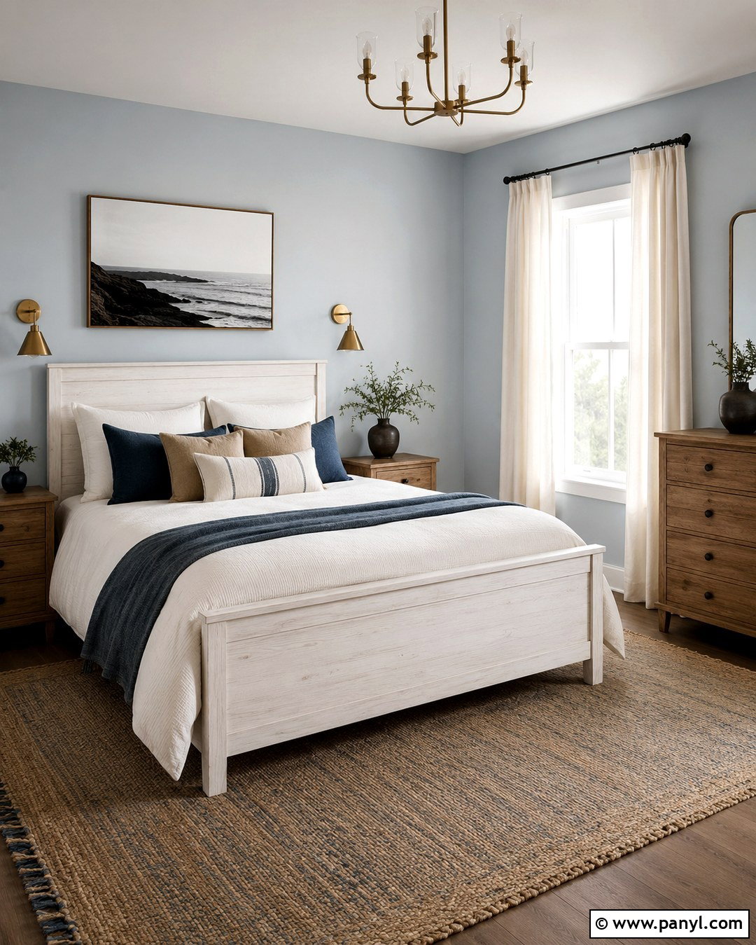 Misty Blue Pearl Bedroom Walls - 20 Pearl Paint Colors For Walls