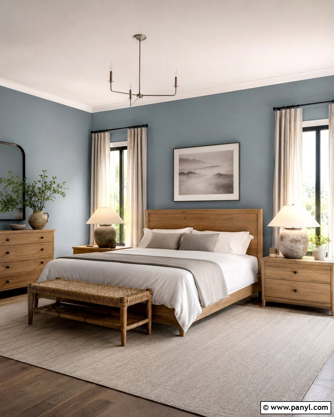 Misty Blue Zen Walls - 20 Zen Wall Colors