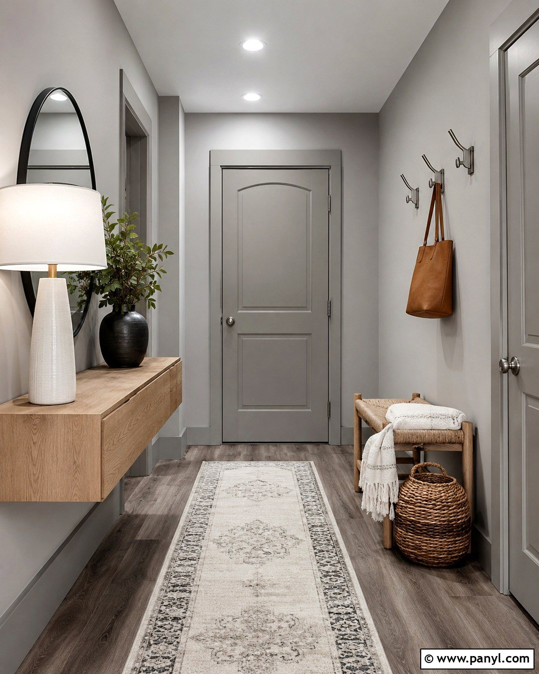 Misty Gray Wall Color - 20 Small Home Wall Colors