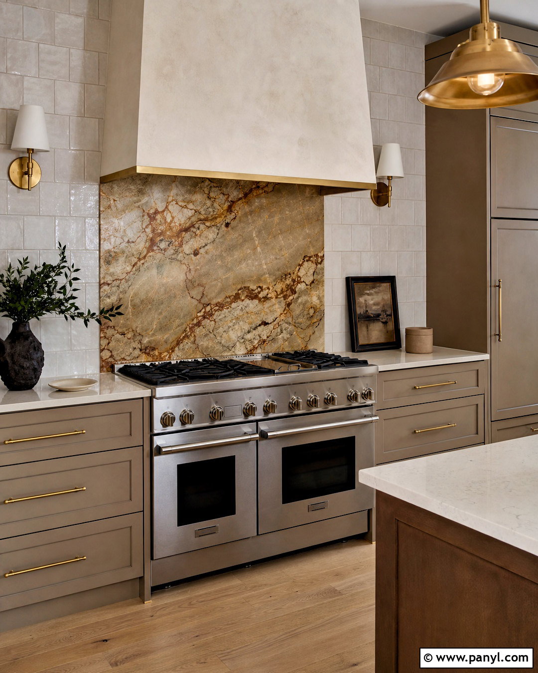Mixed Material Backsplash - 20 kitchen backsplash ideas