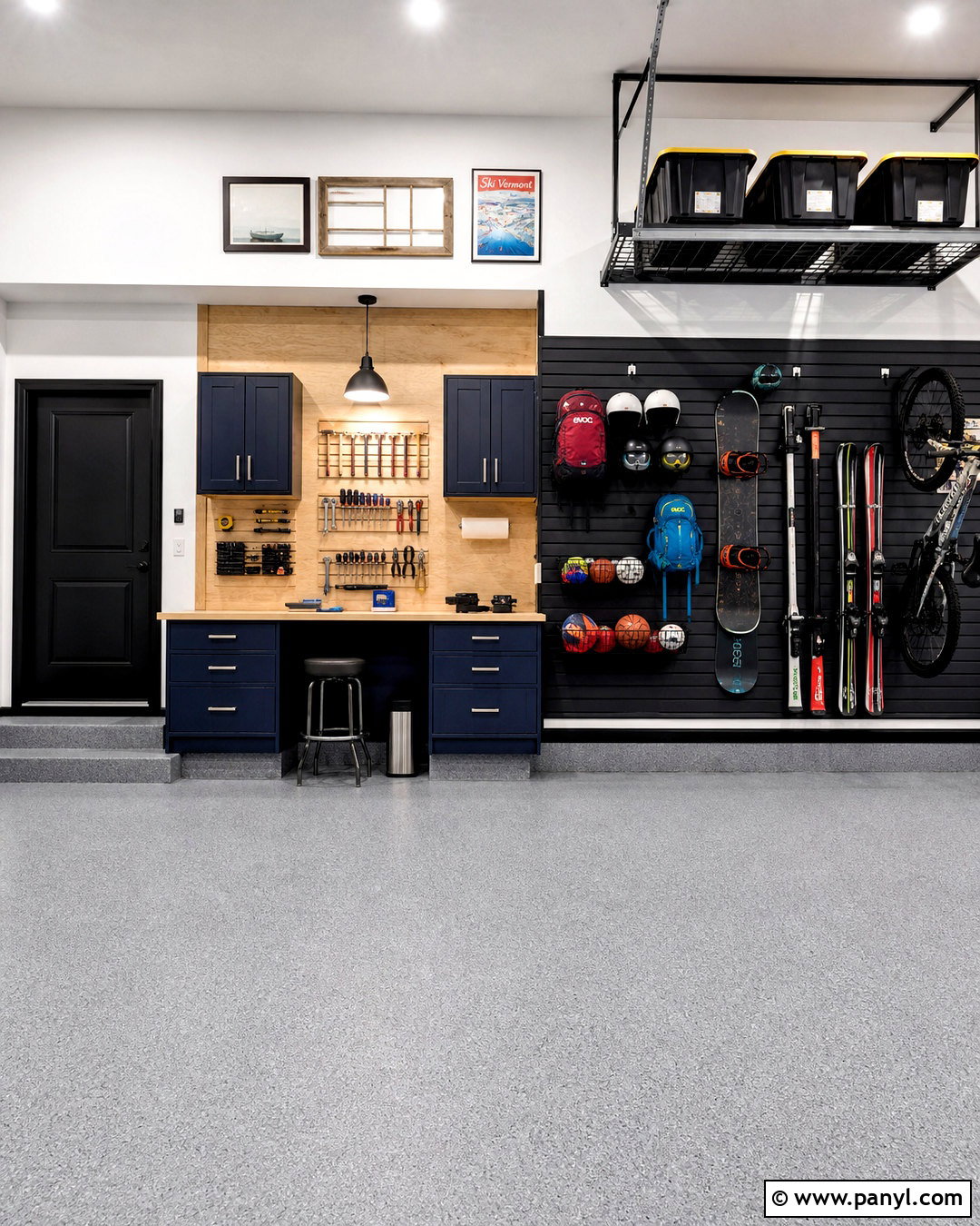 Mixed Material Garage Wall - 20 garage interior walls