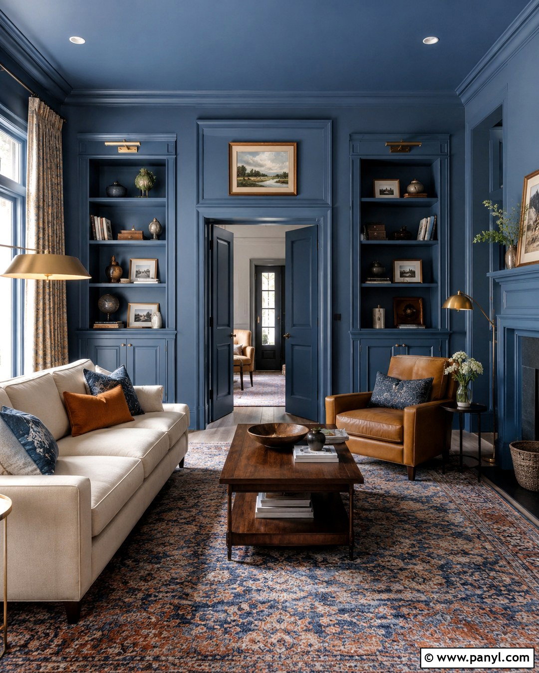 Mixed Paint Sheen For Color-Drenched Walls - 20 Paint Sheen For Walls