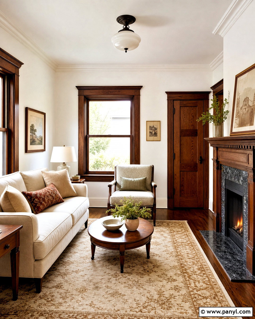 Mixed Painted And Wood Trim - 20 wood trim interior ideas