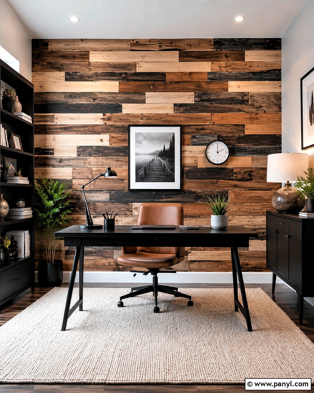 Mixed Tone Scrap Wood Accent Wall - 20 diy wood accent wall ideas
