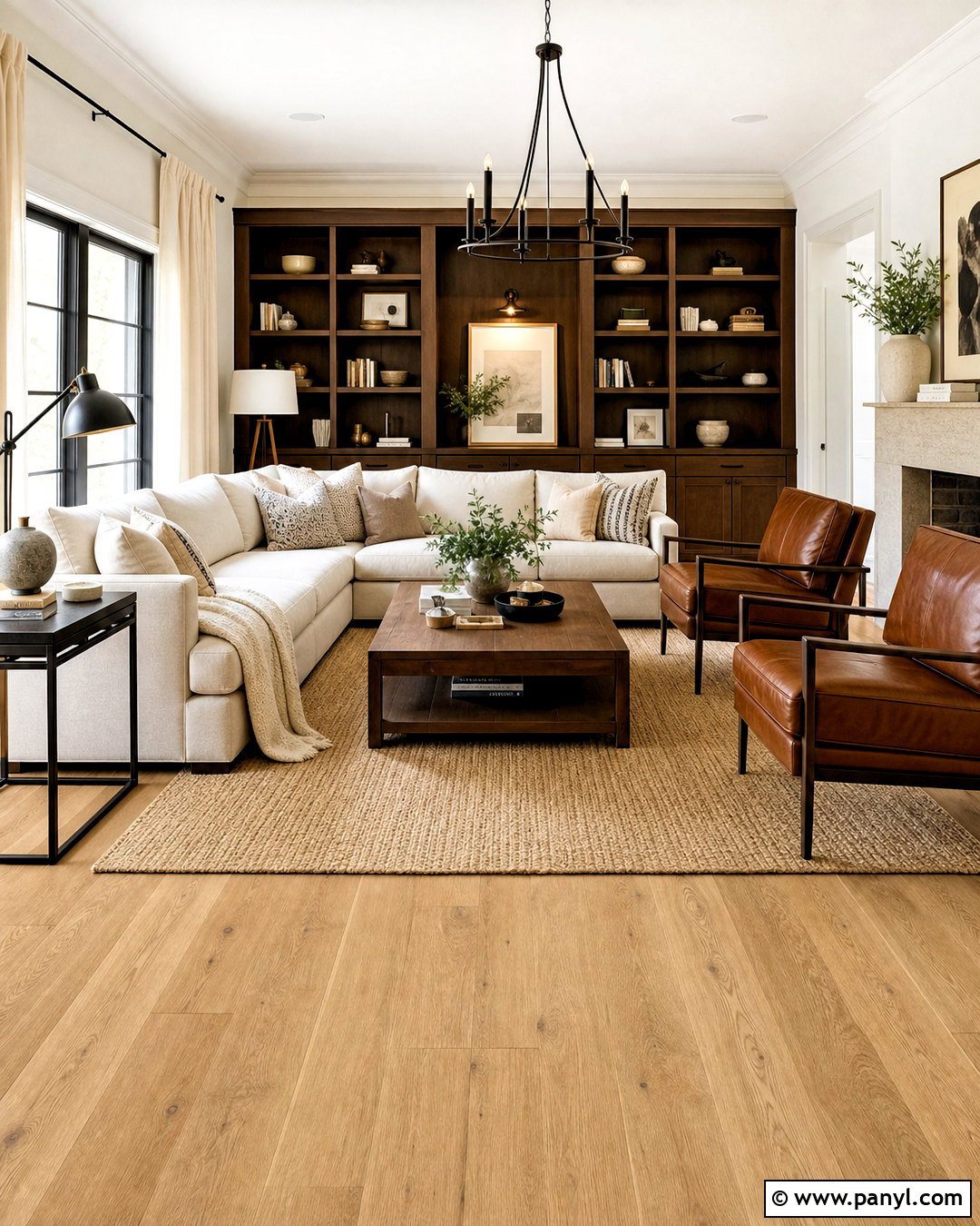 Mixed Wood Grain Texture Living Room - 20 grain texture ideas