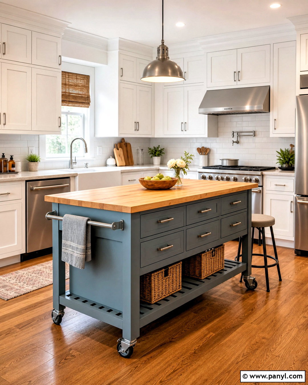Mobile Kitchen Island - 20 kitchen island ideas