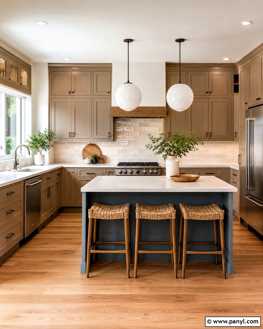 Mocha And Blue Kitchen - 20 mocha kitchen ideas