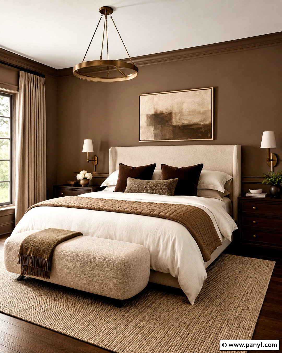 Mocha Bedroom Background - 20 neutral color background ideas