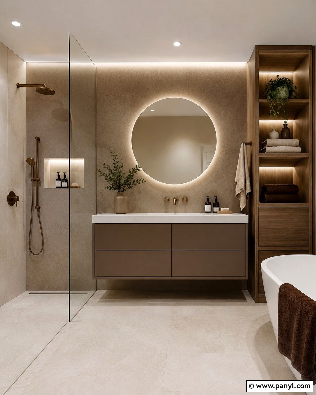 Mocha Beige Bathroom - 20 Beige Bathroom Colors