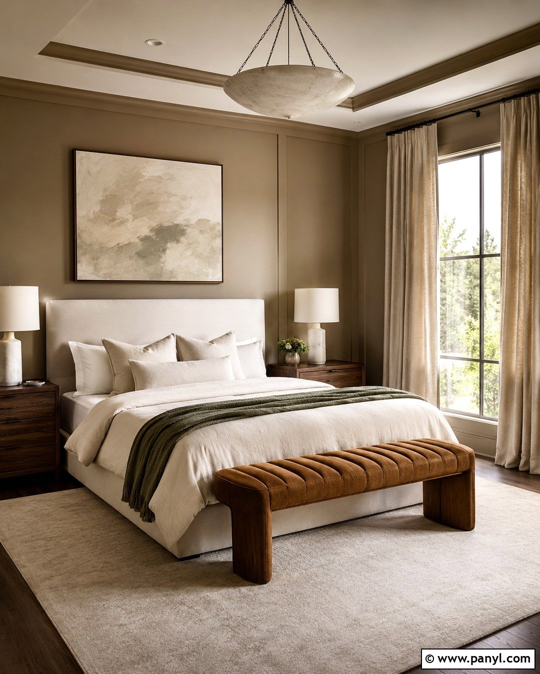 Mocha Beige Primary Bedroom Wall Color - 20 Brown Beige Wall Color Ideas