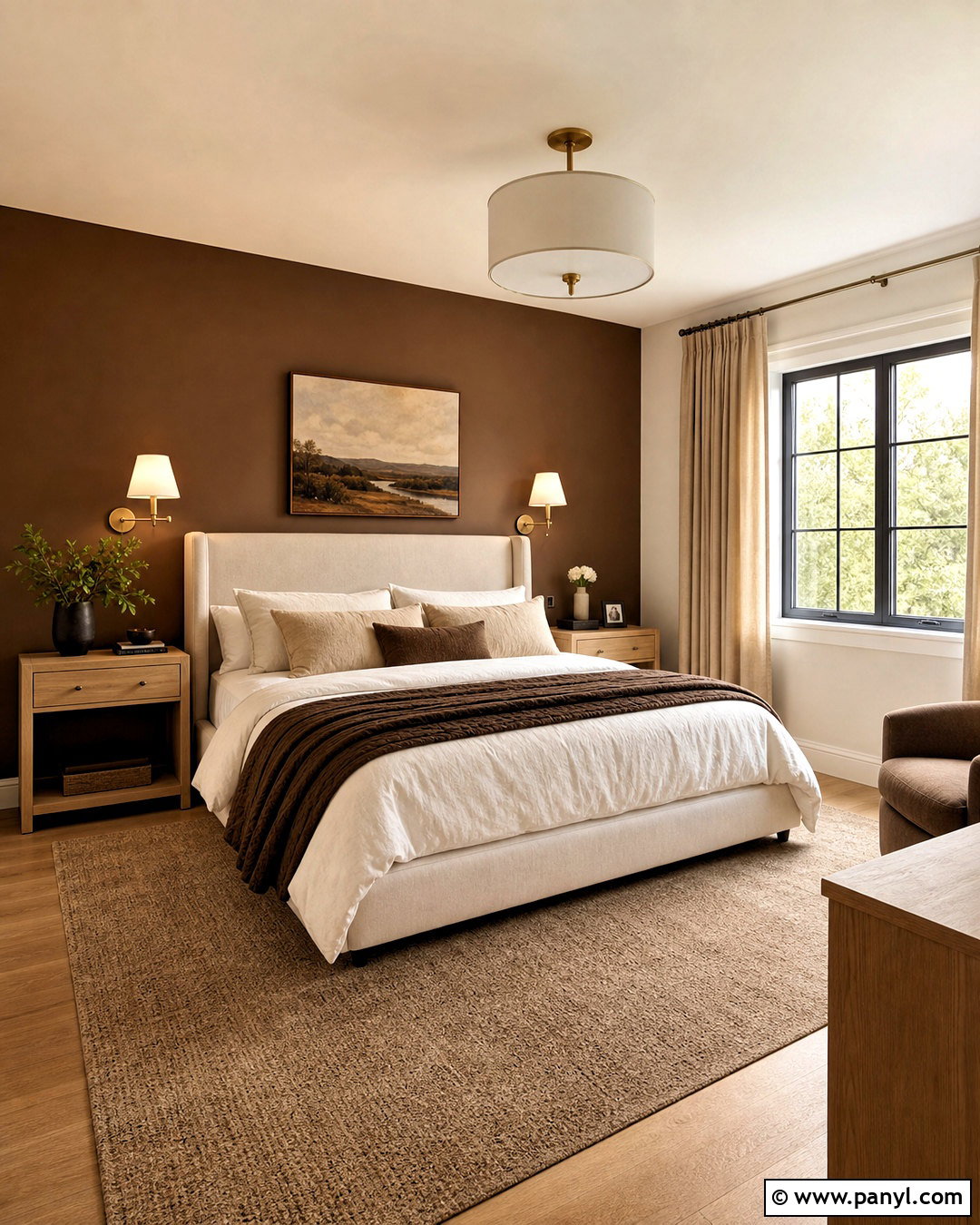 Mocha Brown And Ivory Bedroom - 20 brown color palette ideas