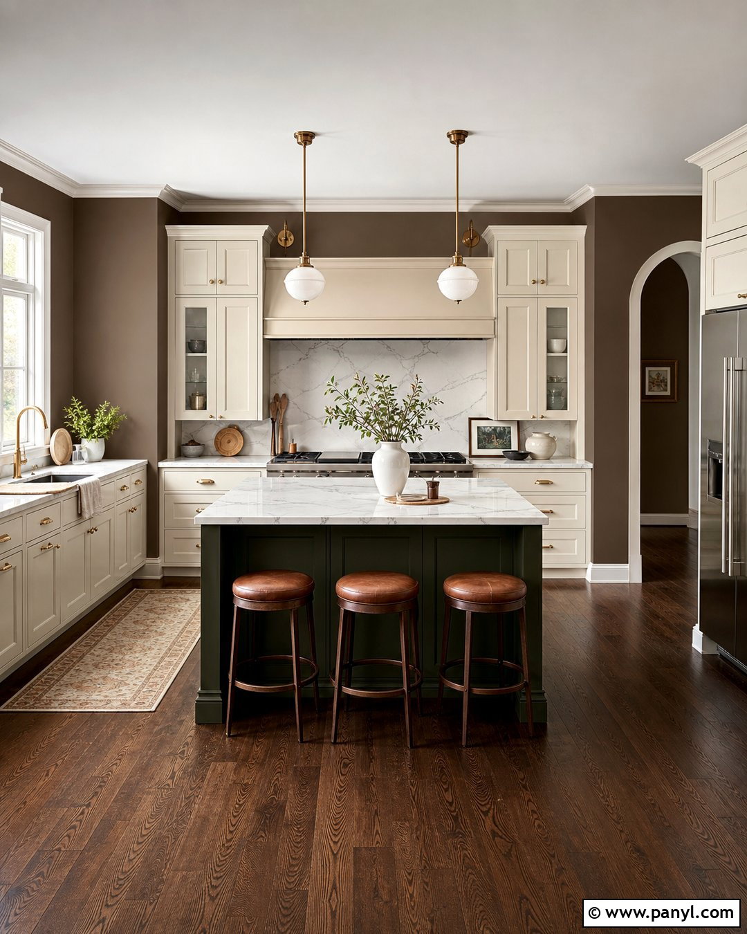 Mocha Brown Kitchen Walls - 20 Brown Kitchen Wall Colors