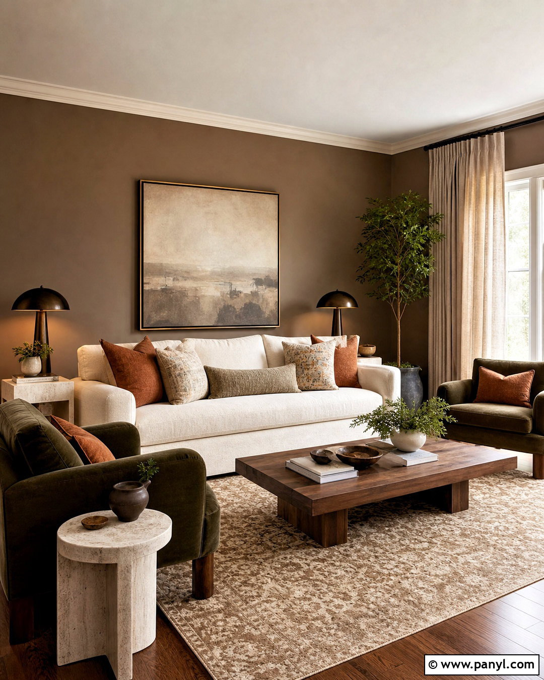 Mocha Brown Living Room Paint - 20 interior paint ideas