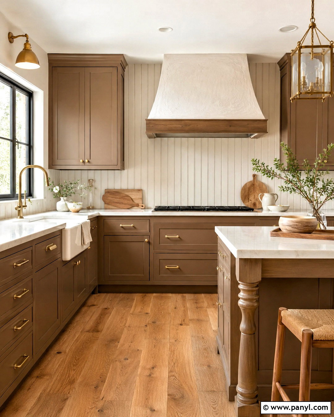 Mocha Farmhouse Kitchen - 20 mocha kitchen ideas