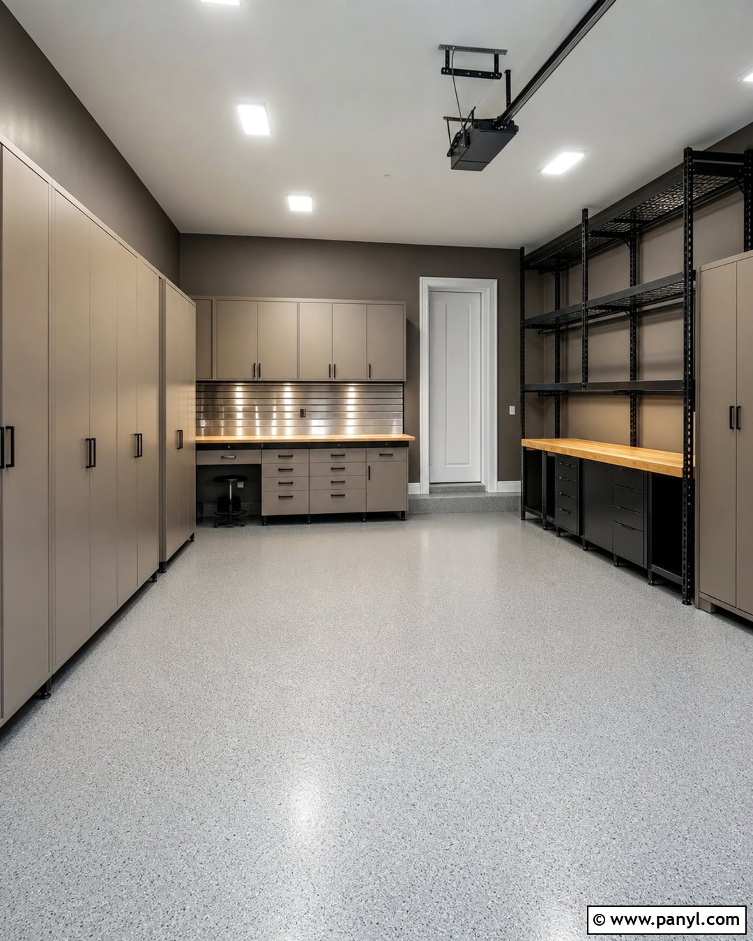 Mocha Gray Garage Walls - 20 Neutral Color Garage Walls