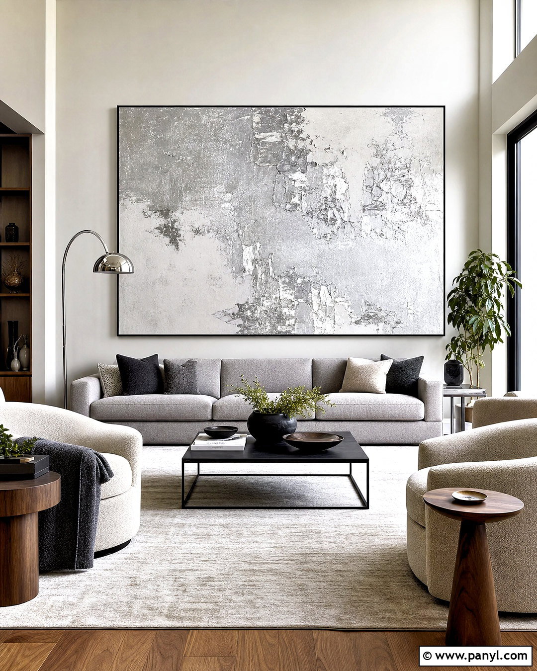 Modern Abstract Silver Wall Art - 20 silver wall art ideas