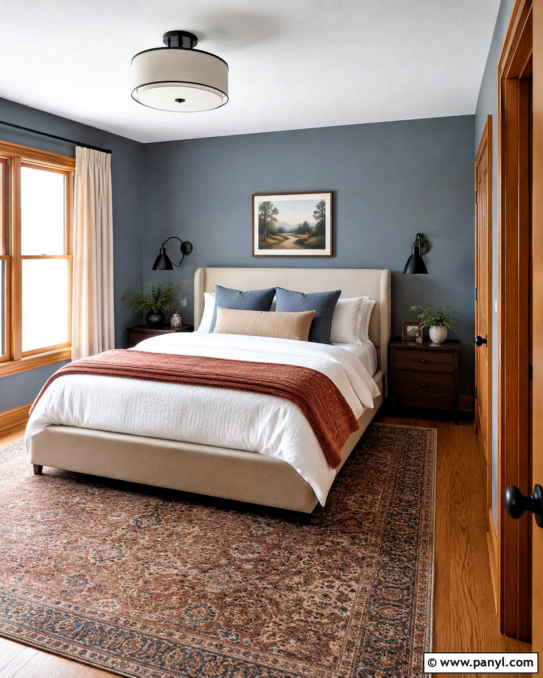 Modern Bedroom With Oak Trim - 20 oak trim updating ideas