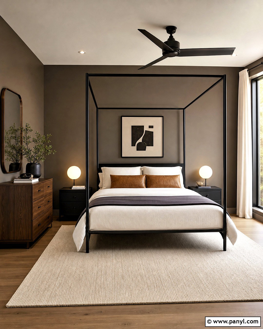 Modern Black And Urbane Bronze Bedroom - 20 urban bronze bedroom ideas