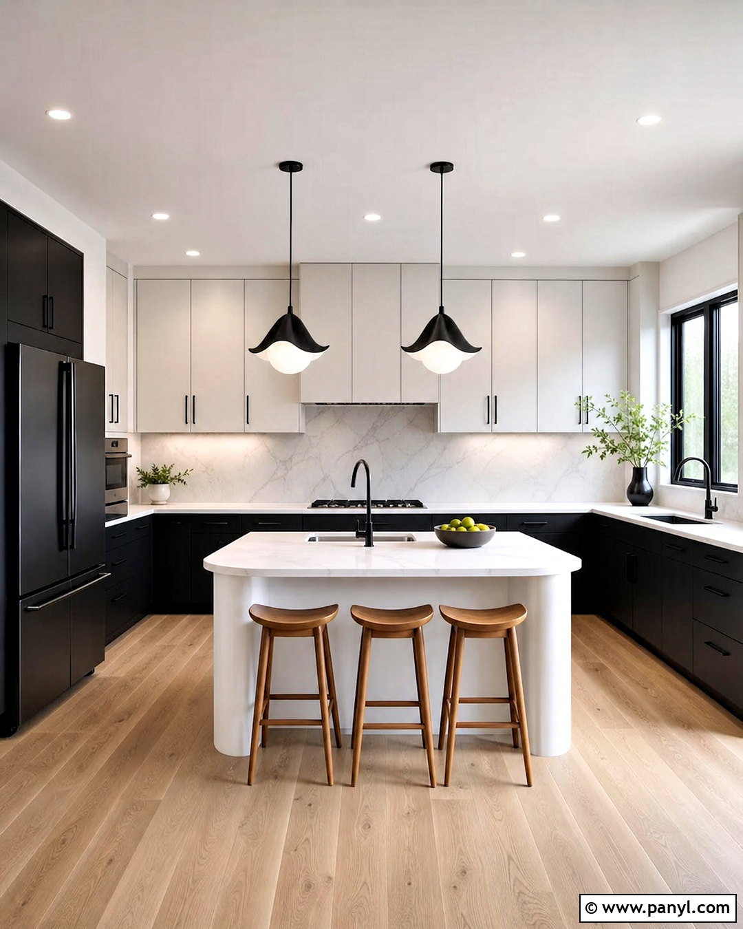 Modern Black And White Kitchen - 20 kitchen design ideas