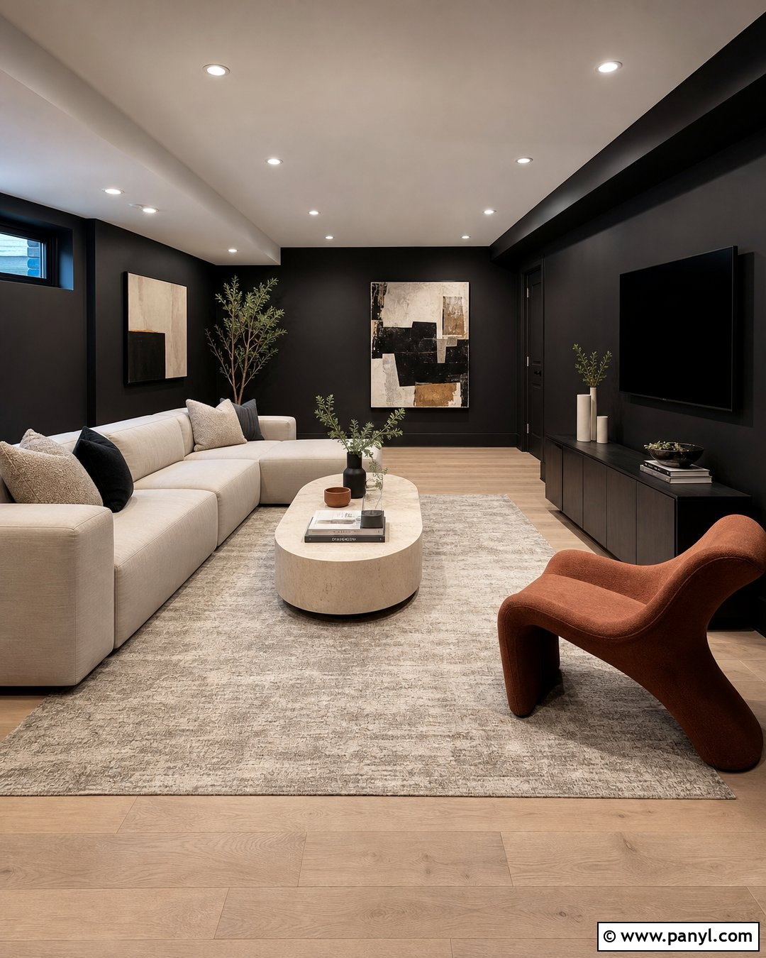 Modern Black Basement Walls - 30 Black Basement Walls