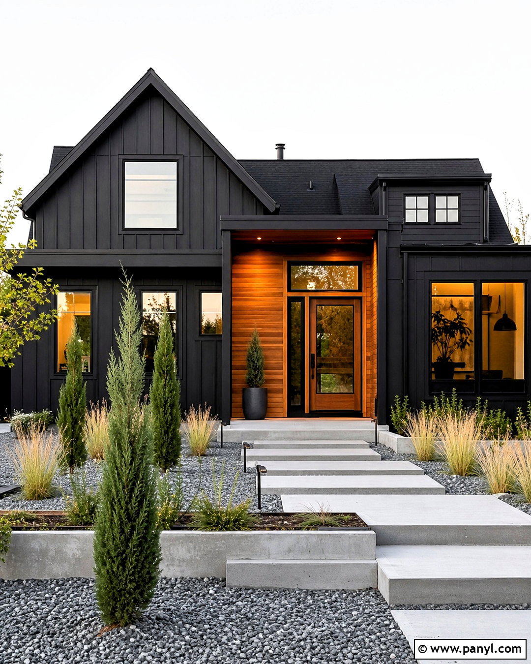 Modern Black Home Exterior - 20 home exterior ideas