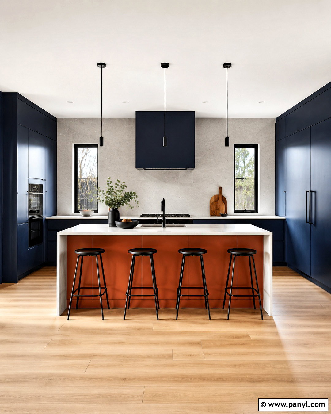 Modern Blue And Orange Kitchen - 20 blue and orange kitchen ideas